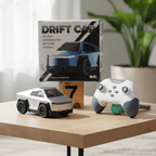 2.4GHz RC Tesla Drift Car with Induction Control & Spray - Remote Control - Toy Lane