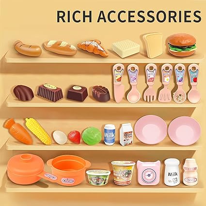 Pretend Play Kids Mini Dream Kitchen Set