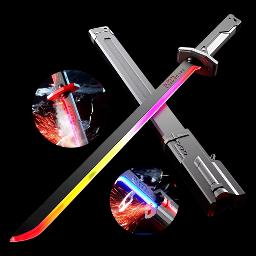 Rechargeable Multi-Color Battle Sword with Smoke & Lights - Toy Weapons - Toy Lane