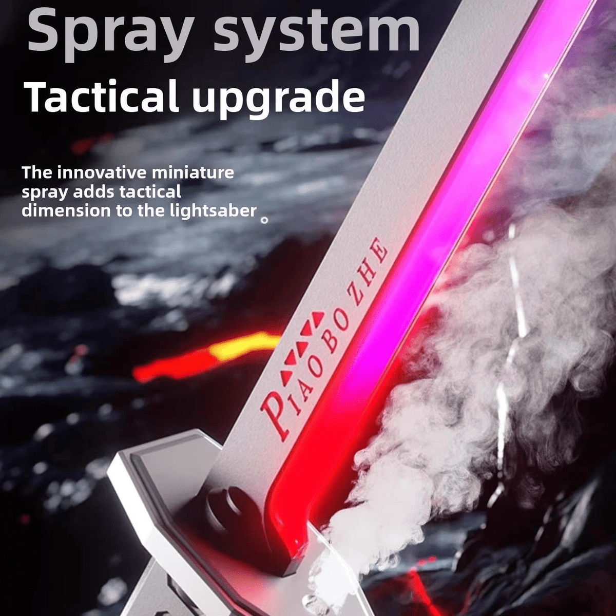 Rechargeable Multi-Color Battle Sword with Smoke & Lights - Toy Weapons - Toy Lane