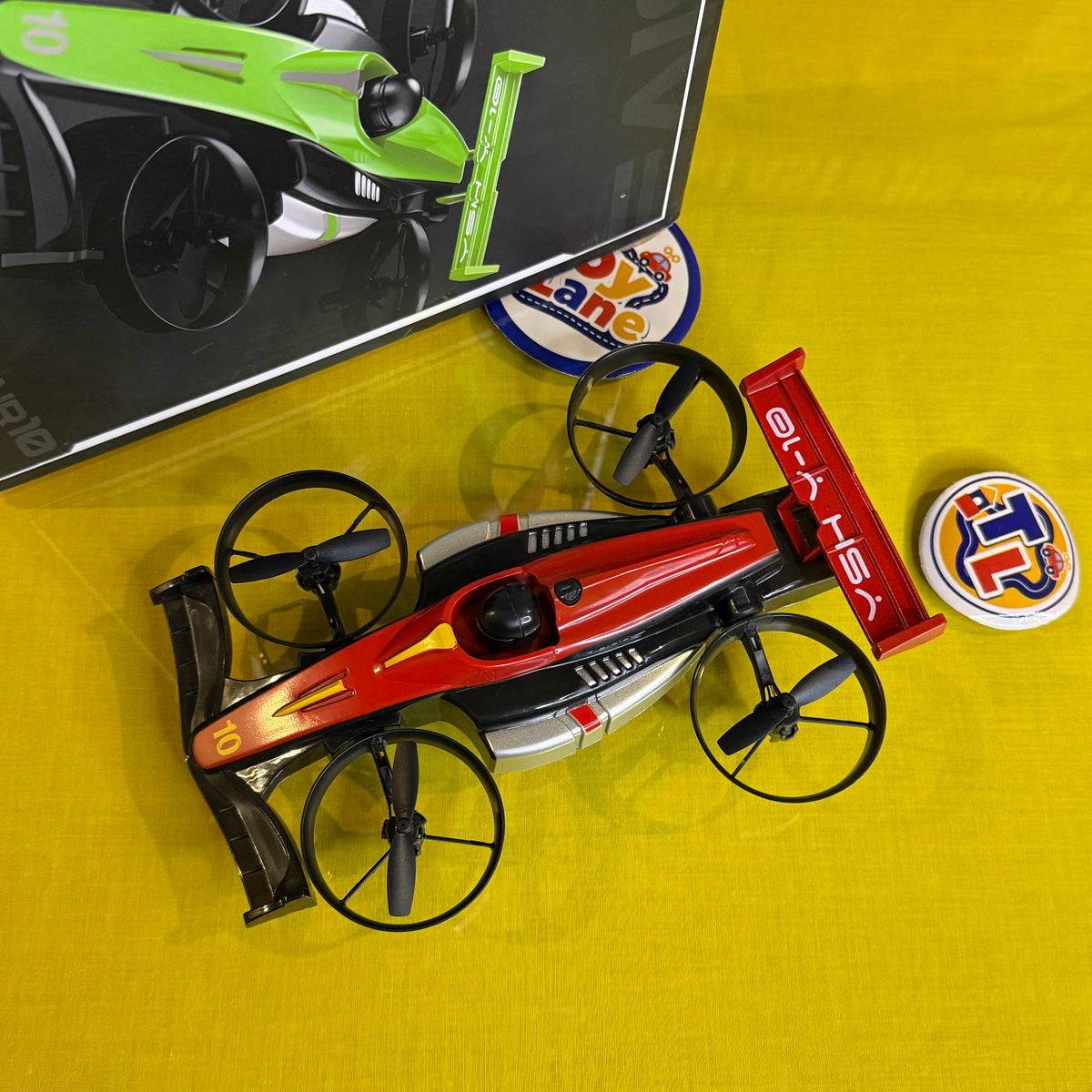 2-in-1 RC Flying F1 Car Land & Air