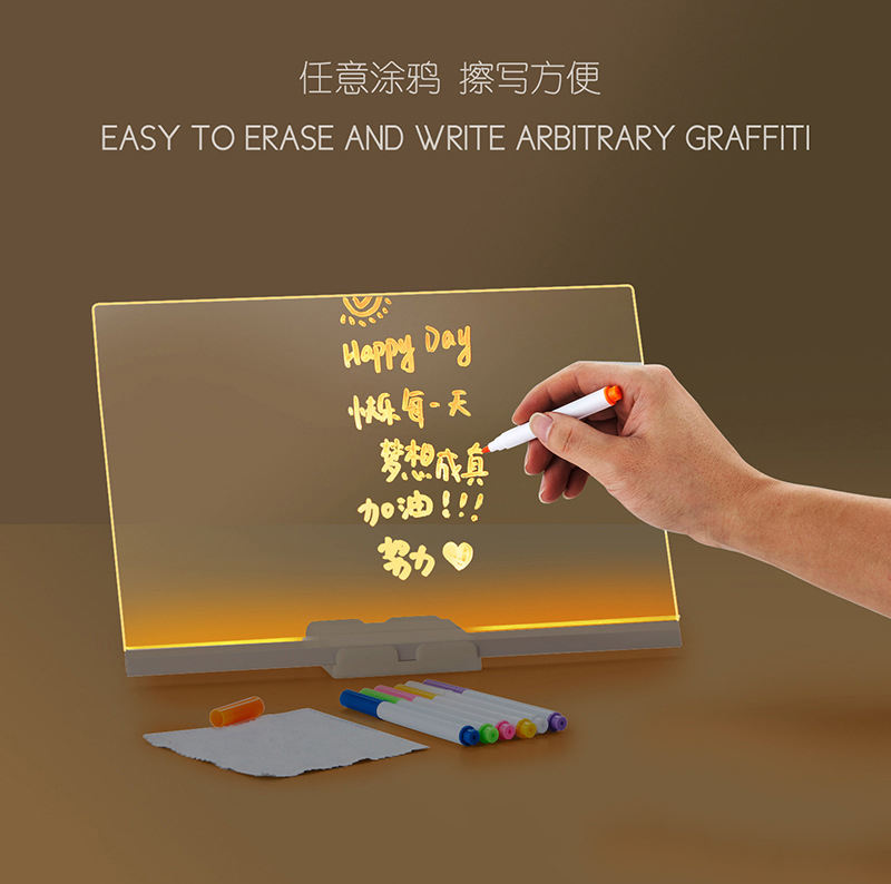 LED Acrylic Illuminated Magic Board With 7 Colors