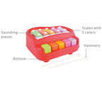 2-in-1 Piano Xylophone Toy with Colorful Keys