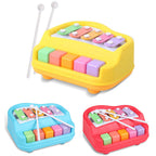 2-in-1 Piano Xylophone Toy with Colorful Keys
