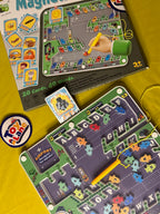 Magnetic Alphabet Maze & Word Learning Board with 20 Cards