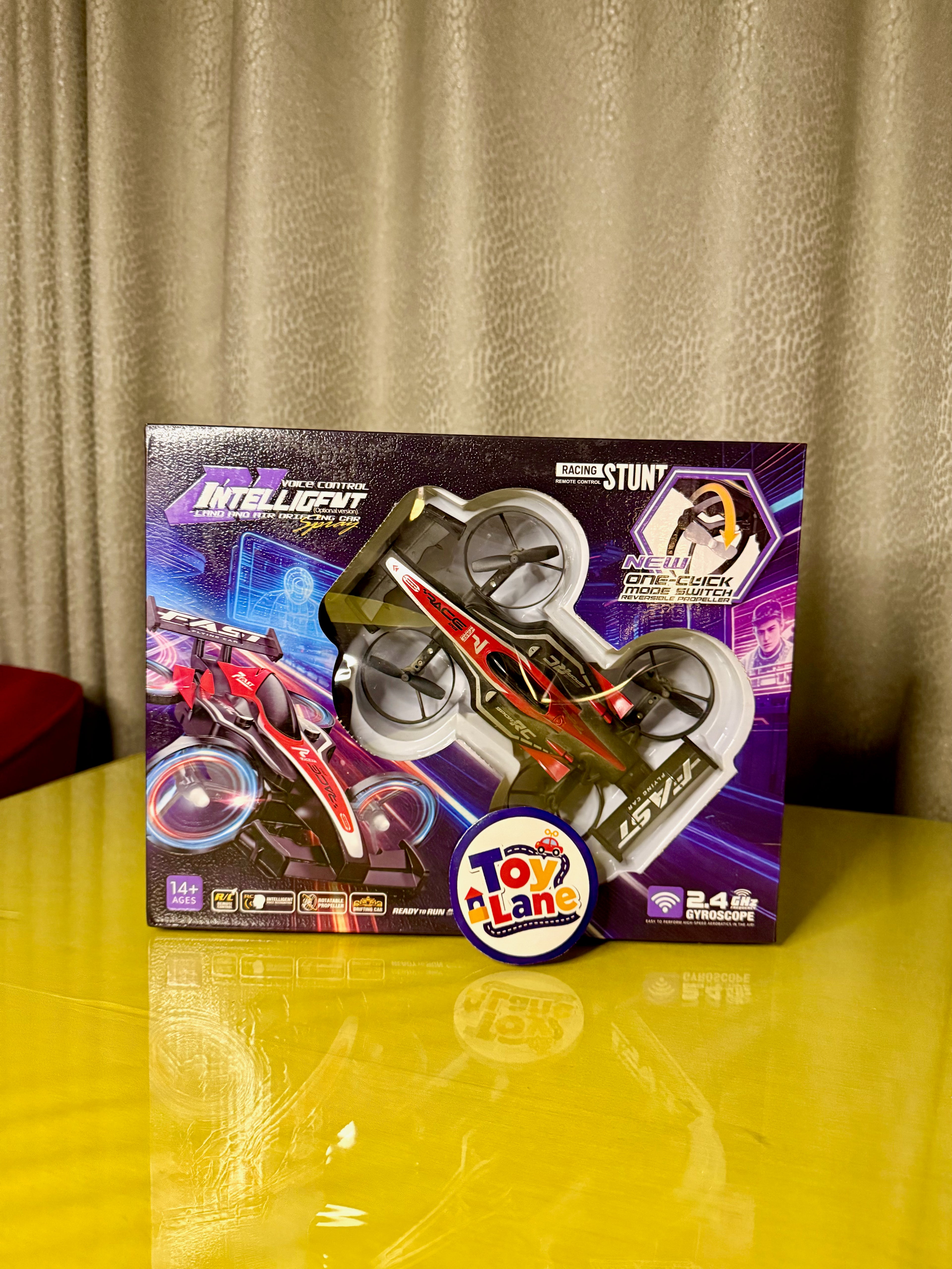 2-in-1 RC Flying F1 Car Land & Air