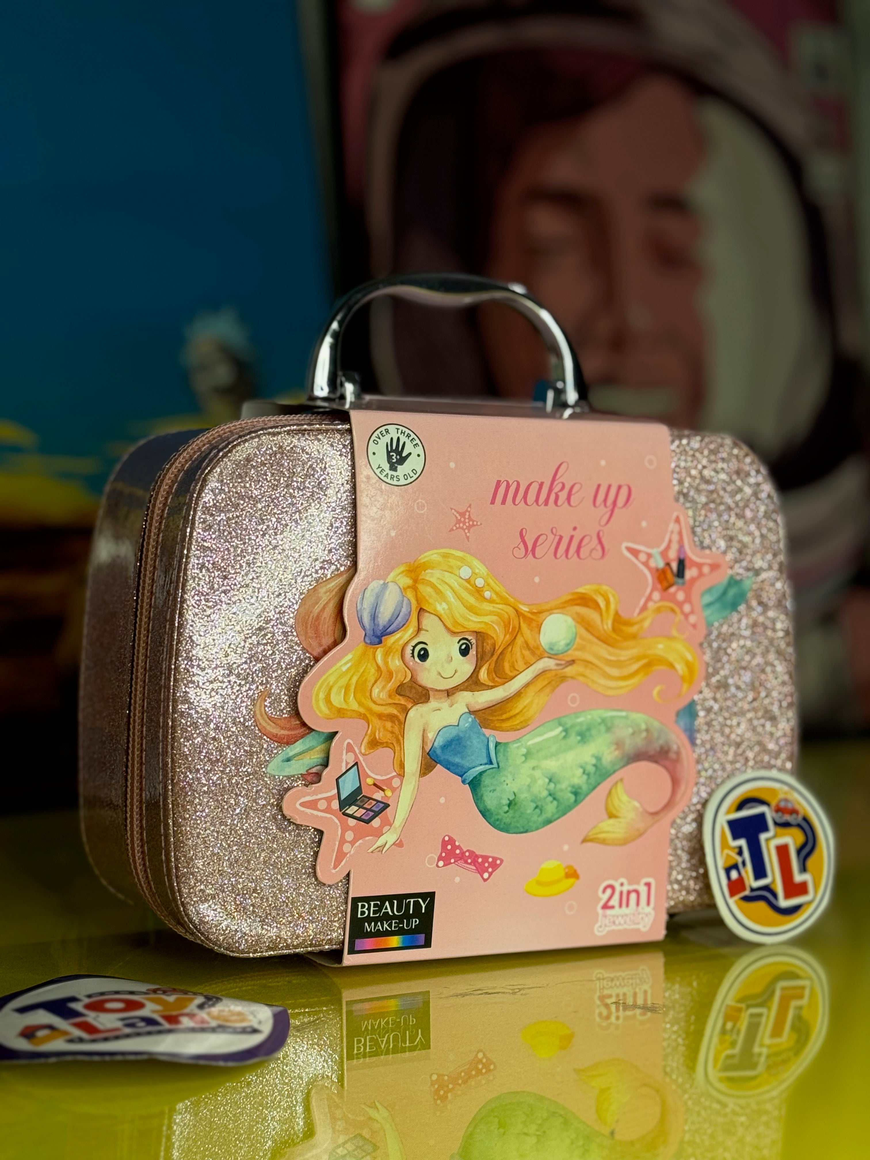 2-in-1 Kids Real Makeup Bag Set