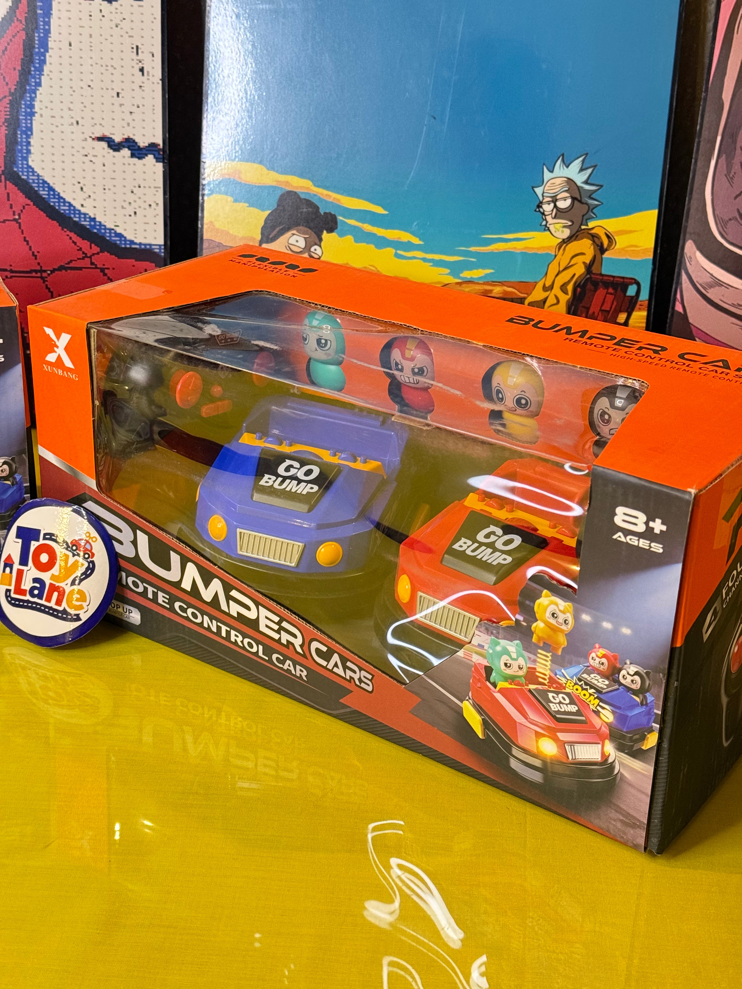 2Pcs RC Bumper Cars with Collision Ejection