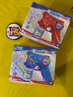 Electric Bubble Gun with Colorful LED Lights