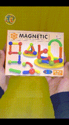 Magnetic Building Sticks & Balls STEM Construction Set
