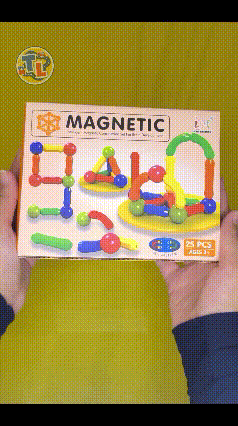 Magnetic Building Sticks & Balls STEM Construction Set