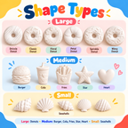 DIY Plaster Painting Kit for Kids – Assorted Shapes