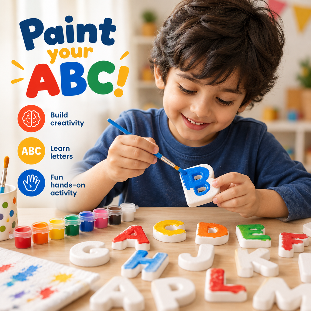 ABC Plaster Painting Kit for Kids