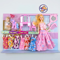 Fashion Doll Set with Mini Companion & Accessories