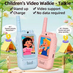 2Pcs Rechargeable Kids Video Walkie Talkie Set - Kids Walkie Talkies - Toy Lane