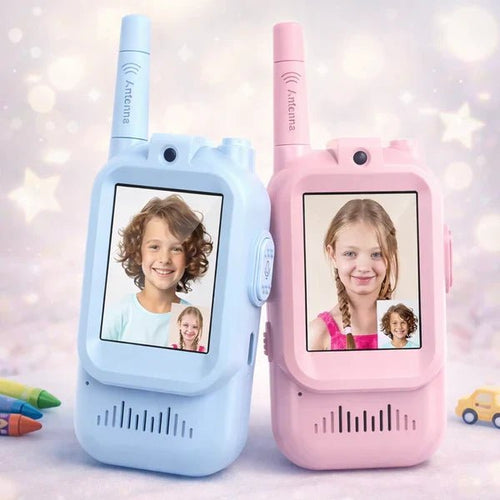 2Pcs Rechargeable Kids Video Walkie Talkie Set - Kids Walkie Talkies - Toy Lane