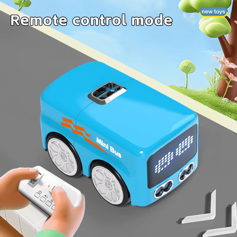 2.4GHz 5-in-1 Smart Mini RC Bus with Induction Control - Remote Control - Toy Lane