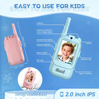 2Pcs Rechargeable Kids Video Walkie Talkie Set - Kids Walkie Talkies - Toy Lane